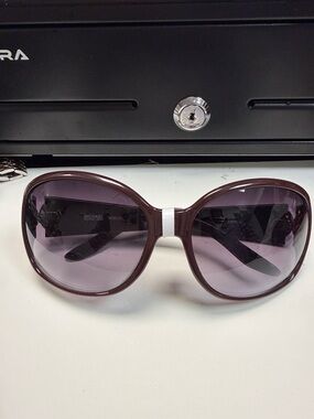 Michael Kors Women's Brown Frame Sunglasses with Purple Gradient Lenses
